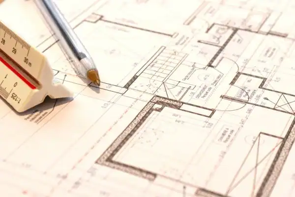 Image of architect Southwark drawings